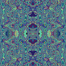 Product name: Recursia Alchemical Vision Women's Wide Leg Pants. Keywords: Print: Alchemical Vision, Women's Wide Leg Pants