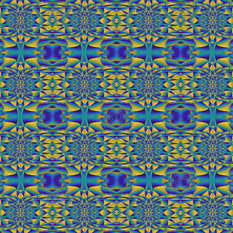 Product name: Recursia Mind Gem IV Women's Wide Leg Pants. Keywords: Print: Mind Gem, Women's Wide Leg Pants