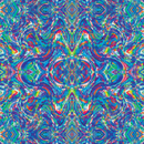 Product name: Recursia Rainbow Rose I Women's Wide Leg Pants. Keywords: Print: Rainbow Rose, Women's Wide Leg Pants