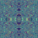 Product name: Recursia Alchemical Vision I Pencil Dress. Keywords: Print: Alchemical Vision, Clothing, Pencil Dress, Women's Clothing