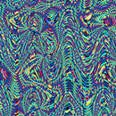 Product name: Recursia Alchemical Vision Pencil Dress. Keywords: Print: Alchemical Vision, Clothing, Pencil Dress, Women's Clothing