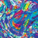 Product name: Recursia Rainbow Rose I Men's Athletic Shorts. Keywords: Athlesisure Wear, Clothing, Men's Athlesisure, Men's Athletic Shorts, Men's Clothing, Print: Rainbow Rose