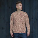 Product name: Recursia Alchemical Vision Men's Sweatshirt In Pink. Keywords: Print: Alchemical Vision, Athlesisure Wear, Clothing, Men's Athlesisure, Men's Clothing, Men's Sweatshirt, Men's Tops