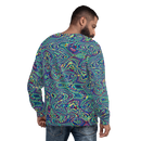 Product name: Recursia Alchemical Vision Men's Sweatshirt. Keywords: Print: Alchemical Vision, Athlesisure Wear, Clothing, Men's Athlesisure, Men's Clothing, Men's Sweatshirt, Men's Tops