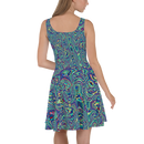 Product name: Recursia Alchemical Vision Skater Dress. Keywords: Print: Alchemical Vision, Clothing, Skater Dress, Women's Clothing
