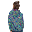 Product name: Recursia Alchemical Vision Women's Hoodie. Keywords: Print: Alchemical Vision, Athlesisure Wear, Clothing, Women's Hoodie, Women's Tops