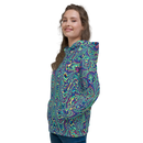 Product name: Recursia Alchemical Vision Women's Hoodie. Keywords: Print: Alchemical Vision, Athlesisure Wear, Clothing, Women's Hoodie, Women's Tops