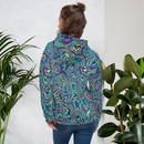 Product name: Recursia Alchemical Vision Women's Hoodie. Keywords: Print: Alchemical Vision, Athlesisure Wear, Clothing, Women's Hoodie, Women's Tops