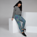 Product name: Recursia Alchemical Vision Women's Joggers. Keywords: Print: Alchemical Vision, Athlesisure Wear, Clothing, Women's Bottoms, Women's Joggers