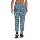 Product name: Recursia Alchemical Vision Women's Joggers. Keywords: Print: Alchemical Vision, Athlesisure Wear, Clothing, Women's Bottoms, Women's Joggers
