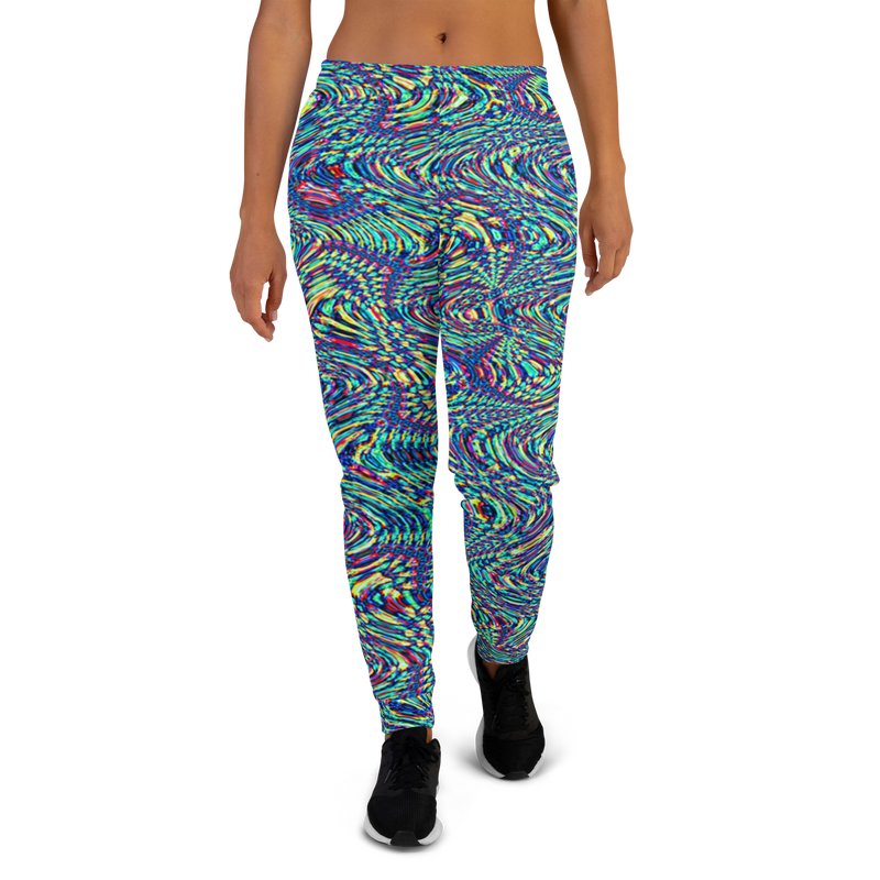 Product name: Recursia Alchemical Vision Women's Joggers. Keywords: Print: Alchemical Vision, Athlesisure Wear, Clothing, Women's Bottoms, Women's Joggers