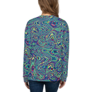 Product name: Recursia Alchemical Vision Women's Sweatshirt. Keywords: Print: Alchemical Vision, Athlesisure Wear, Clothing, Women's Sweatshirt, Women's Tops