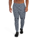 Product name: Recursia Alchemical Vision I Men's Joggers In Blue. Keywords: Print: Alchemical Vision, Athlesisure Wear, Clothing, Men's Athlesisure, Men's Bottoms, Men's Clothing, Men's Joggers