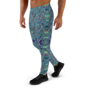 Product name: Recursia Alchemical Vision I Men's Joggers. Keywords: Print: Alchemical Vision, Athlesisure Wear, Clothing, Men's Athlesisure, Men's Bottoms, Men's Clothing, Men's Joggers