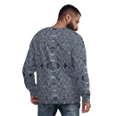 Product name: Recursia Alchemical Vision I Men's Sweatshirt In Blue. Keywords: Print: Alchemical Vision, Athlesisure Wear, Clothing, Men's Athlesisure, Men's Clothing, Men's Sweatshirt, Men's Tops