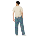 Product name: Recursia Alchemical Vision Men's Wide Leg Pants. Keywords: Print: Alchemical Vision, Men's Clothing, Men's Wide Leg Pants