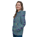 Product name: Recursia Alchemical Vision I Women's Hoodie. Keywords: Print: Alchemical Vision, Athlesisure Wear, Clothing, Women's Hoodie, Women's Tops