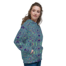 Product name: Recursia Alchemical Vision I Women's Hoodie. Keywords: Print: Alchemical Vision, Athlesisure Wear, Clothing, Women's Hoodie, Women's Tops