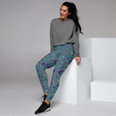 Product name: Recursia Alchemical Vision I Women's Joggers. Keywords: Print: Alchemical Vision, Athlesisure Wear, Clothing, Women's Bottoms, Women's Joggers