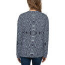 Product name: Recursia Alchemical Vision I Women's Sweatshirt In Blue. Keywords: Print: Alchemical Vision, Athlesisure Wear, Clothing, Women's Sweatshirt, Women's Tops