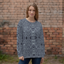 Product name: Recursia Alchemical Vision I Women's Sweatshirt In Blue. Keywords: Print: Alchemical Vision, Athlesisure Wear, Clothing, Women's Sweatshirt, Women's Tops
