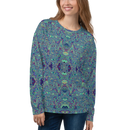 Product name: Recursia Alchemical Vision I Women's Sweatshirt. Keywords: Print: Alchemical Vision, Athlesisure Wear, Clothing, Women's Sweatshirt, Women's Tops