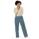 Product name: Recursia Alchemical Vision Women's Wide Leg Pants. Keywords: Print: Alchemical Vision, Women's Wide Leg Pants