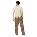 Product name: Recursia Contemplative Jaguar II Men's Wide Leg Pants. Keywords: Print: Contemplative Jaguar, Men's Clothing, Men's Wide Leg Pants