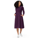 Product name: Recursia Desert Dream Long Sleeve Midi Dress. Keywords: Clothing, Print: Desert Dream, Long Sleeve Midi Dress, Women's Clothing