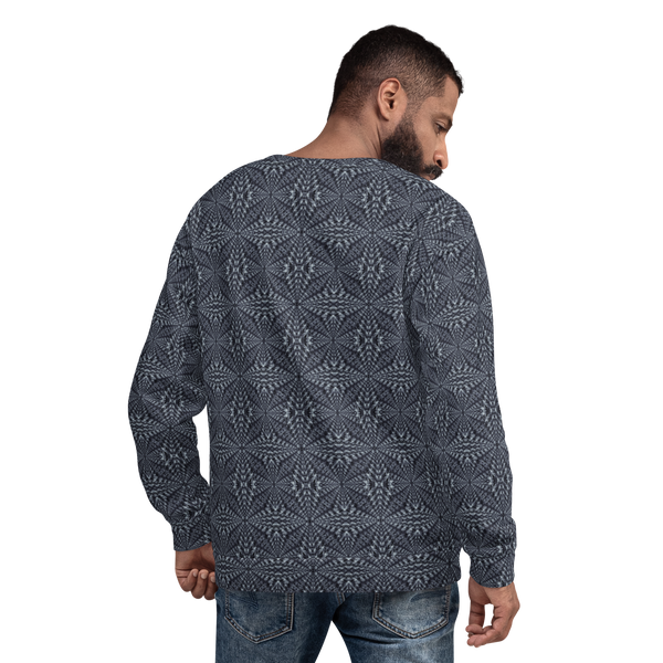 Product name: Recursia Fabrique Unknown Men's Sweatshirt In Blue. Keywords: Athlesisure Wear, Clothing, Print: Fabrique Unknown, Men's Athlesisure, Men's Clothing, Men's Sweatshirt, Men's Tops