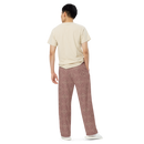 Product name: Recursia Fabrique Unknown Men's Wide Leg Pants In Pink. Keywords: Print: Fabrique Unknown, Men's Clothing, Men's Wide Leg Pants