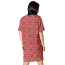 Product name: Recursia Lotus Light T-Shirt Dress. Keywords: Clothing, Print: Lotus Light, T-Shirt Dress, Women's Clothing