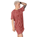 Product name: Recursia Lotus Light T-Shirt Dress. Keywords: Clothing, Print: Lotus Light, T-Shirt Dress, Women's Clothing