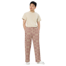 Product name: Recursia Mind Gem III Men's Wide Leg Pants In Pink. Keywords: Men's Clothing, Men's Wide Leg Pants, Print: Mind Gem