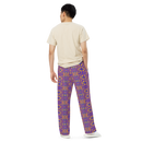 Product name: Recursia Mind Gem III Men's Wide Leg Pants. Keywords: Men's Clothing, Men's Wide Leg Pants, Print: Mind Gem