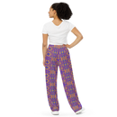 Product name: Recursia Mind Gem III Women's Wide Leg Pants. Keywords: Print: Mind Gem, Women's Wide Leg Pants