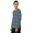 Product name: Recursia Mind Gem Men's Sweatshirt. Keywords: Athlesisure Wear, Clothing, Men's Athlesisure, Men's Clothing, Men's Sweatshirt, Men's Tops, Print: Mind Gem