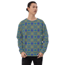 Product name: Recursia Mind Gem Men's Sweatshirt. Keywords: Athlesisure Wear, Clothing, Men's Athlesisure, Men's Clothing, Men's Sweatshirt, Men's Tops, Print: Mind Gem