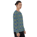 Product name: Recursia Mind Gem Men's Sweatshirt. Keywords: Athlesisure Wear, Clothing, Men's Athlesisure, Men's Clothing, Men's Sweatshirt, Men's Tops, Print: Mind Gem