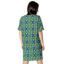 Product name: Recursia Mind Gem I T-Shirt Dress. Keywords: Clothing, Print: Mind Gem, T-Shirt Dress, Women's Clothing