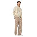 Product name: Recursia Mind Gem Men's Wide Leg Pants In Pink. Keywords: Men's Clothing, Men's Wide Leg Pants, Print: Mind Gem