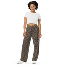Product name: Recursia Pebblewave Women's Wide Leg Pants. Keywords: Print: Pebblewave , Women's Wide Leg Pants
