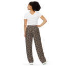 Product name: Recursia Pebblewave Women's Wide Leg Pants. Keywords: Print: Pebblewave , Women's Wide Leg Pants