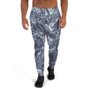 Product name: Recursia Rainbow Rose I Men's Joggers In Blue. Keywords: Athlesisure Wear, Clothing, Men's Athlesisure, Men's Bottoms, Men's Clothing, Men's Joggers, Print: Rainbow Rose