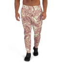 Product name: Recursia Rainbow Rose I Men's Joggers In Pink. Keywords: Athlesisure Wear, Clothing, Men's Athlesisure, Men's Bottoms, Men's Clothing, Men's Joggers, Print: Rainbow Rose