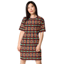 Product name: Recursia Seer Vision I Vision T-Shirt Dress. Keywords: Clothing, Print: Seer Vision, T-Shirt Dress, Women's Clothing