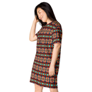 Product name: Recursia Seer Vision I Vision T-Shirt Dress. Keywords: Clothing, Print: Seer Vision, T-Shirt Dress, Women's Clothing
