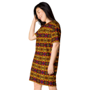 Product name: Recursia Seer Vision T-Shirt Dress. Keywords: Clothing, Print: Seer Vision, T-Shirt Dress, Women's Clothing