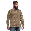 Product name: Recursia Serpentine Dream I Men's Sweatshirt. Keywords: Athlesisure Wear, Clothing, Men's Athlesisure, Men's Clothing, Men's Sweatshirt, Men's Tops, Print: Serpentine Dream