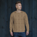 Product name: Recursia Serpentine Dream I Men's Sweatshirt. Keywords: Athlesisure Wear, Clothing, Men's Athlesisure, Men's Clothing, Men's Sweatshirt, Men's Tops, Print: Serpentine Dream